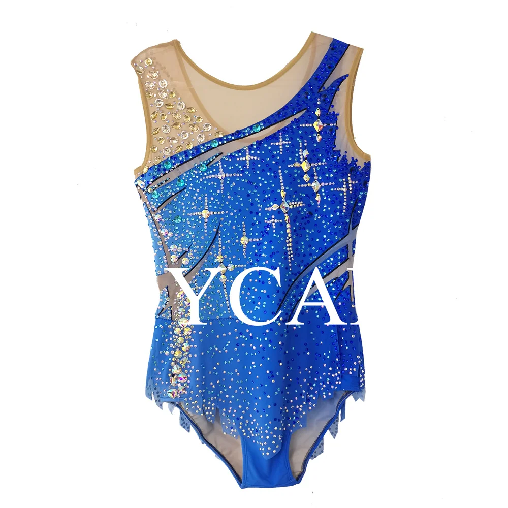 JoyCan Rhthmic Gymnastics Leotards Girls Women Spandex Elegant Dance Wear for Competition