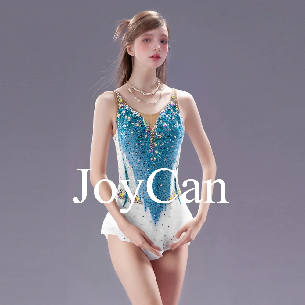 JoyCan Artistic Gymnastics Leotard Competition Art Examination Training Professional Performance Customization Blue