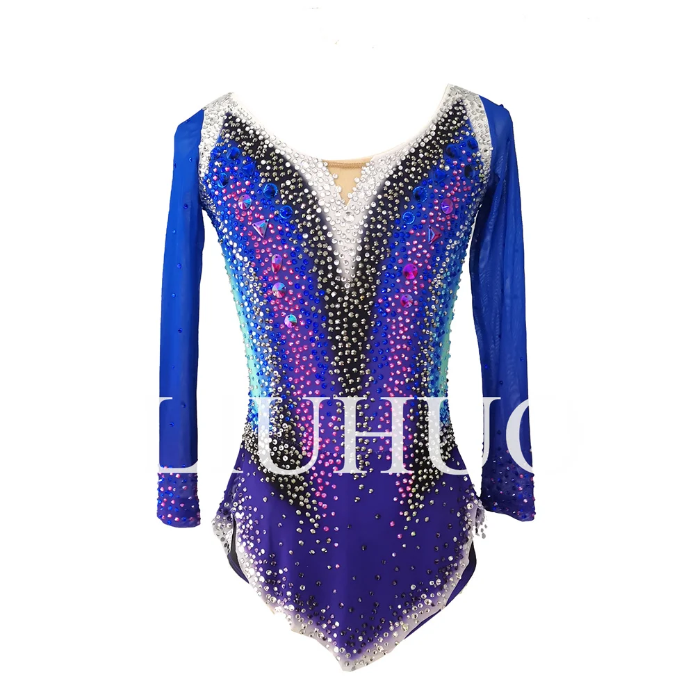 JoyCan Rhthmic Gymnastics Leotards Girls Women Spandex Elegant Dance Wear for Competition