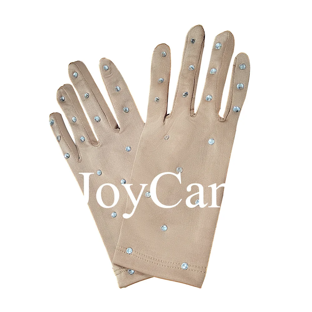 JoyCan Figure Skating Gloves Men's Women's Gloves Spandex Training Practice Competition Skating Wear Thermal Ice Skating