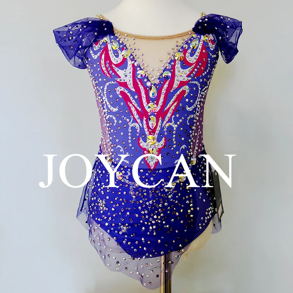 JoyCan Rhthmic Gymnastics Leotards Girls Women Spandex Elegant Dance Wear for Competition