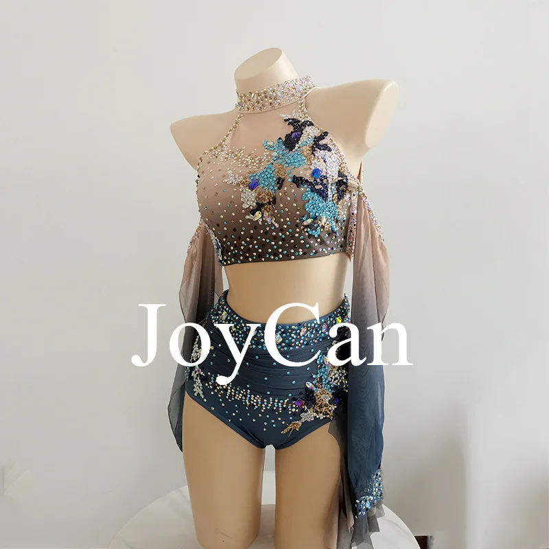 JoyCan  Customize Color Lyrical Dance Dress Costumes for Competition Clothing Pole Dancing Dress Factory Price