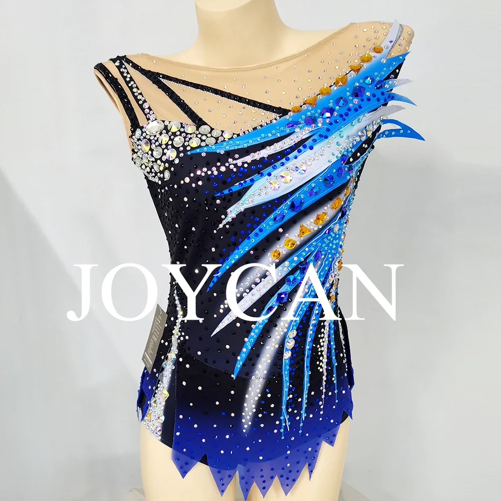 JoyCan Rhthmic Gymnastics Leotards Girls Women Spandex Elegant Dance Wear for Competition