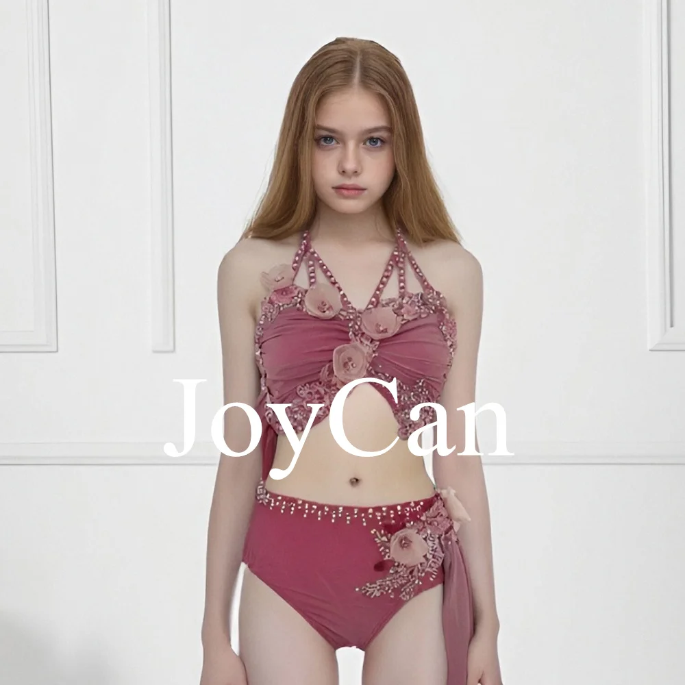 JoyCan Lyrical Dance Dress Jazz Dance Costume Pole Dancing Clothes Girl Performance Training