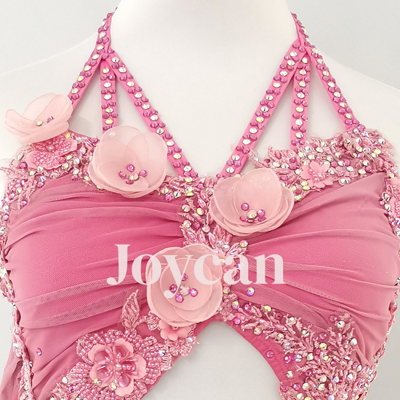 JoyCan Lycial Dance Dress Girl’s Diamond Elegant JLY108